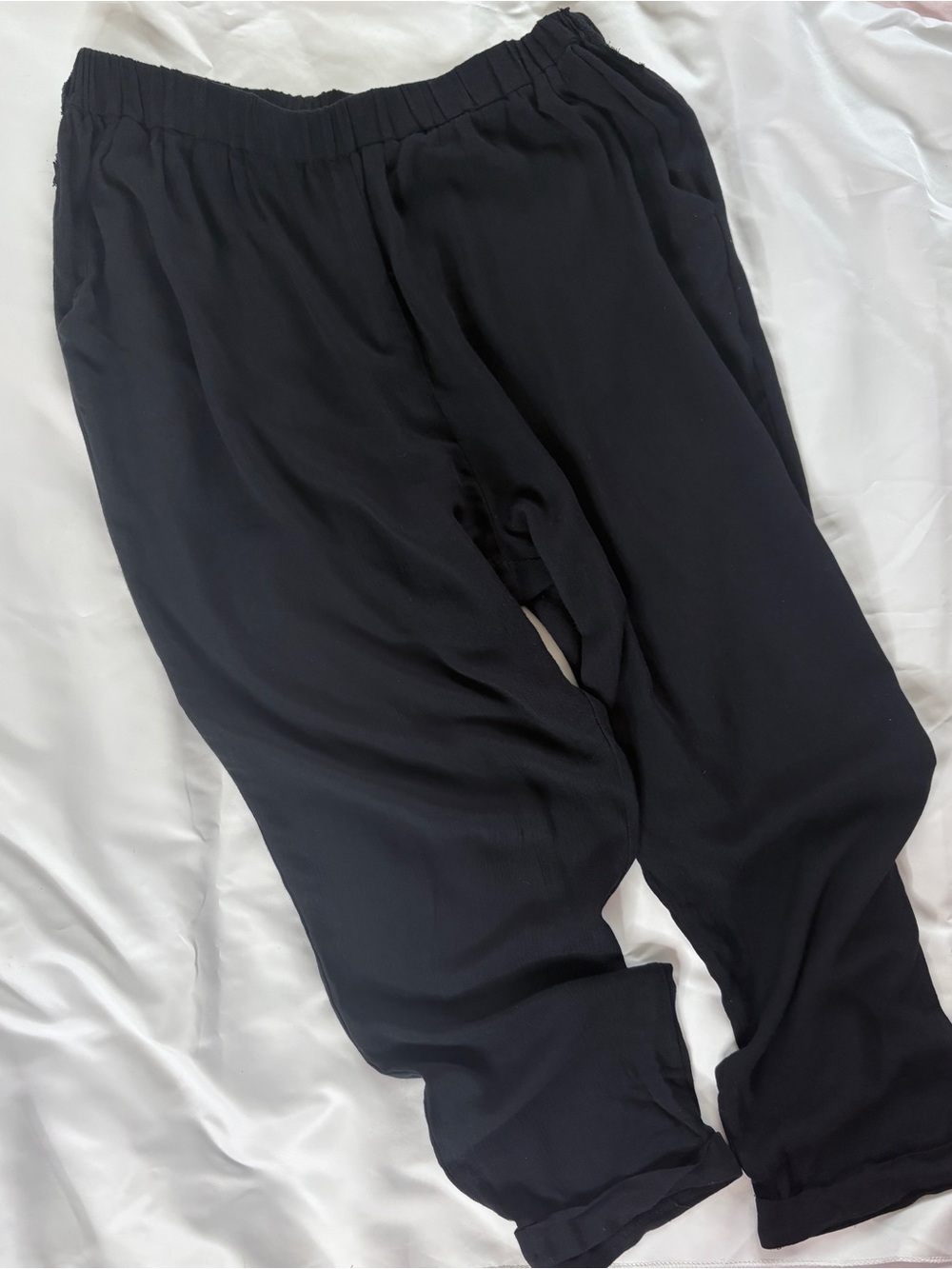 Black lightweight pants